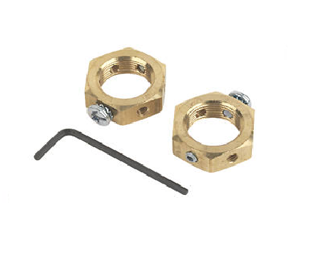 2 x SWA Earthing Nuts 25mm Thread BELN25-PK2 - PS Electrical Wholesale